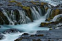 Brúarfoss, waterfall in southwestern Iceland, Iceland [IBR123999852]