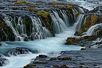 Brúarfoss, waterfall in southwestern Iceland, Iceland [IBR123999868]