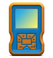 3d render of a mobile phone, cellular phone or cellphone pda isolated on white background [IBR124036408]