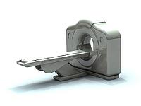 3d render of a computed axial tomography ct or cat scanner. Scans are made by the computation of tomography from X-ray images [IBR124036411]