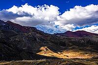 Summit of Ausangate (Spanish) or Awsangati (Quechua) 6384 m, Ausangate Trek, Cordillera Vilcanota, Peru [IBR124036463]