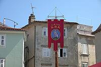 Flag on the market square in Krk, City [IBR124051680]