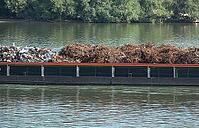 Cargo ship with scrap metal [IBR124051693]