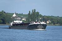 Cargo ship on the Rhine [IBR124051704]