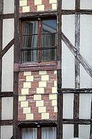 Window of a timber-frame house in Troyes [IBR124051715]