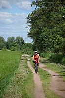 Cycling near Münster, Hesse [IBR124072694]