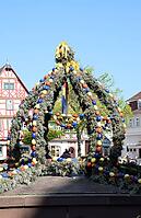 Easter fountain in Seligenstadt [IBR124072752]