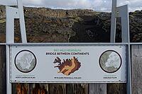 Brú Milli Heimsálfa, bridge between the continents, where the North American and Eurasian plates meet, West Iceland, Iceland [IBR124192722]