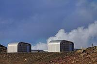 Gunnuhver geothermal power plant, southwest Iceland, Iceland [IBR124192733]