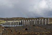 Brú Milli Heimsálfa, bridge between the continents, where the North American and Eurasian plates meet, West Iceland, Iceland [IBR124192737]