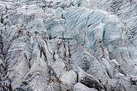 Close-up of Svínafellsjökull glacier, Vatnajökull National Park, South Iceland, Iceland [IBR124192746]