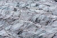Close-up of Svínafellsjökull glacier, Vatnajökull National Park, South Iceland, Iceland [IBR124192747]