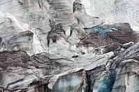 Close-up of Svínafellsjökull glacier, Vatnajökull National Park, South Iceland, Iceland [IBR124192751]