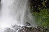 Close-up of Kvernufoss waterfall, Skogafoss, South Iceland, Iceland [IBR124192762]