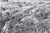 Close-up of Svínafellsjökull glacier, Vatnajökull National Park, South Iceland, Iceland [IBR124192768]
