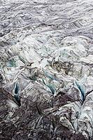 Close-up of Svínafellsjökull glacier, Vatnajökull National Park, South Iceland, Iceland [IBR124192769]