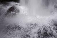 Close-up of Kvernufoss waterfall, Skogafoss, South Iceland, Iceland [IBR124192770]