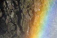 Rainbow at Dettifoss, Jökulsargljufur Gorge, Jökulsargljufur National Park, North Iceland [IBR124192795]