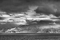 Snowy mountains on the Norwegian Sea, Loppa, Finnmark, Norway, March 2019 [IBR124200492]