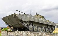 Temryuk, Russia - July 23, 2011: tank. the militatank. the military monument the tank which visited fight [IBR124200536]