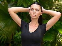 Portrait of beautiful woman in the streets outdoors [IBR124309004]