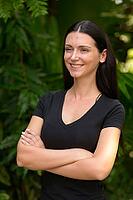 Portrait of beautiful woman in the streets outdoors [IBR124309010]
