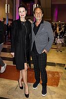 Katharina Gerhardt and Falk-Willy Wild in front of the German Audio Film Awards ceremony at the Colosseum cinema in Berlin on 24.03.2026 [IBR113108135]