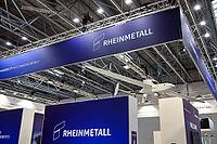 Düsseldorf, North Rhine-Westphalia, Germany - Rheinmetall, Luna NG reconnaissance drone at the exhibition stand at XPONENTIAL Europe, leading trade fair for autonomous technologies & robotics [IBR113108136]
