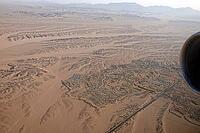 Open landfill in the desert, aerial view, Hurghada, Egypt [IBR124494815]