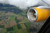 Cultural landscape with fields, meadows and villages near Kaarst, aerial view, North Rhine-Westphalia, Germany [IBR124494872]