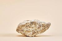 Natural granit stone on beige background, minimal product podium [IBR124497475]