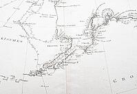 Map of the Northwest American and Northeast Asian coasts according to Captain Cook's investigations in 1778 and 1779, by Franz Anton Schrämbl or Schrämbl [IBR124508495]