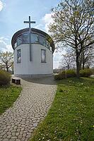 Christophorus motorway chapel, peace, silence, meditation, Kocher valley bridge, motorway bridge, Urlurch, Mastodonsaurus, bridge, motorway, Kocher Valley, Kocher, Braunsbach, Hohenlohe, Germany [IBR124508550]