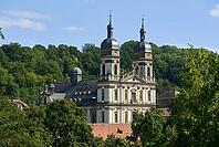 Monastery church in Schöntal, Jagsttal, Jagst, church, Cistercian monastery, Cistercians, Hohenlohe, Germany [IBR124508559]