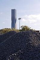 The tallest building in Scandinavia Karlatornet skycraper in Lindholmen, Gothenburg, Sweden [IBR124525433]