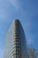 S-Bahn stop, Heimeranplatz, ADAC headquarters, high-rise building, commercial building, Munich, Sendling, Westend, public transport, Bavaria, Germany [IBR124585432]