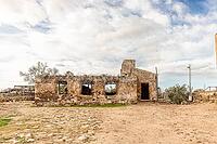 Interior view of the historic Castelo de Castro Marim in the Algarve region of southern Portugal, showcasing medieval architecture and cultural heritage [IBR124586578]