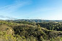 Scenic walking trails winding through the natural landscape of Fonte Férrea in São Brás de Alportel, Algarve, Portugal, offering a peaceful setting for outdoor trips, hiking, and nature exploration [IBR124586661]