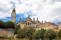 Saint-Front Cathedral in P$00E9rigueux, Dordogne Department, Nouvelle-Aquitaine Region, P$00E9rigueux Arrondissement, P$00E9rigord Blanc, France [IBR124629506]