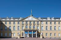 Detailed view of Karlsruhe Palace and the Badisches Landesmuseum, which has been closed since September 2025 due to extensive, probably ten-year renovation, Karlsruhe, Baden-W$00FCrttemberg, Germany [IBR124629520]
