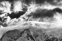 Light atmosphere in the mountains, Öksfjord, Finnmark, Norway, April 2019 [IBR124636257]
