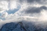 Light atmosphere in the mountains, Öksfjord, Finnmark, Norway, April 2019 [IBR124636258]