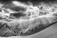 Light atmosphere in the mountains, Öksfjord, Finnmark, Norway, April 2019 [IBR124636260]