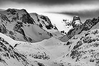 Light atmosphere in the mountains, Öksfjord, Finnmark, Norway, April 2019 [IBR124636261]