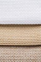 Closeup detail of brown fabric texture background [IBR124676100]