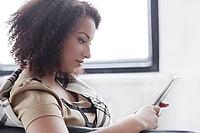 Lifestyle. Beautiful woman at home [IBR124724821]