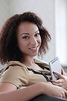 Lifestyle. Beautiful woman at home [IBR124724822]