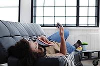 Lifestyle. Beautiful woman at home [IBR124724832]