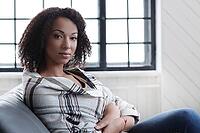Lifestyle. Beautiful woman at home [IBR124724839]