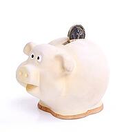 Piggy. Moneybox on the table [IBR124724854]
